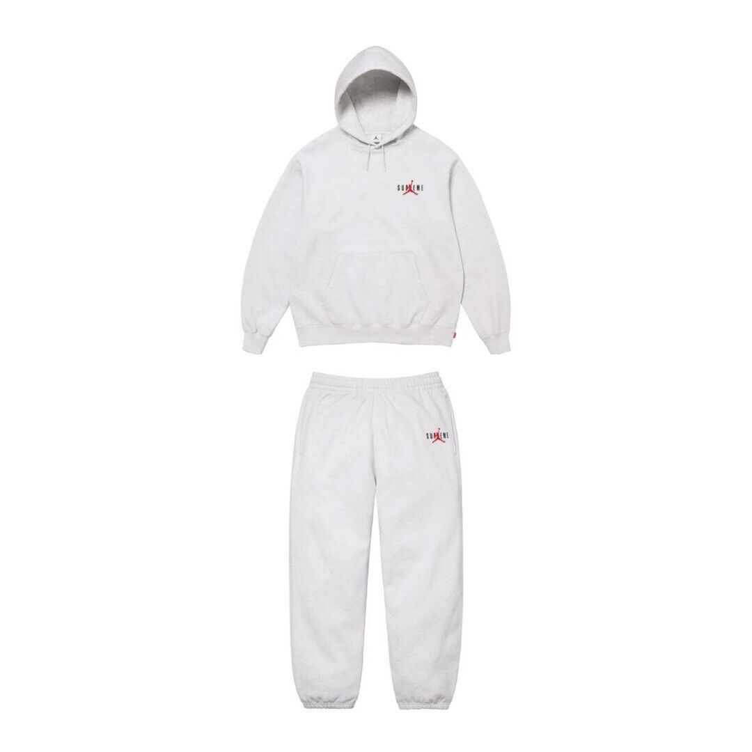 Supreme x Jordan Tracksuit “Ash Grey” (FW24) - INSTAKICKSZ LTD