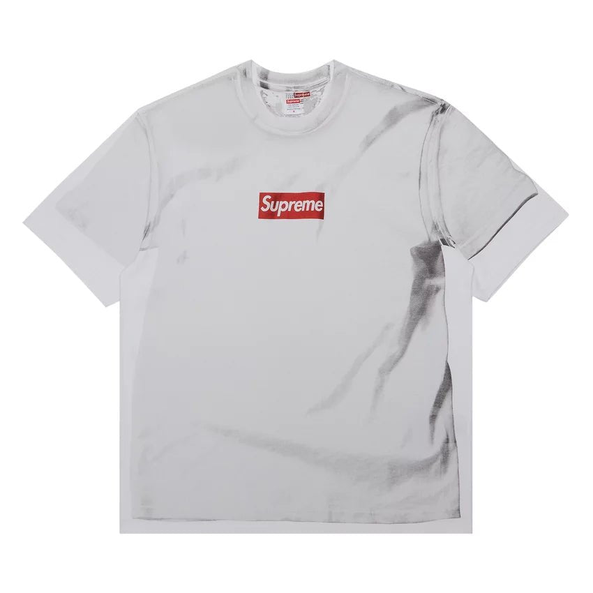 Supreme x MM6 Maison Margiela Box Logo Tee 'White' - INSTAKICKSZ LTD