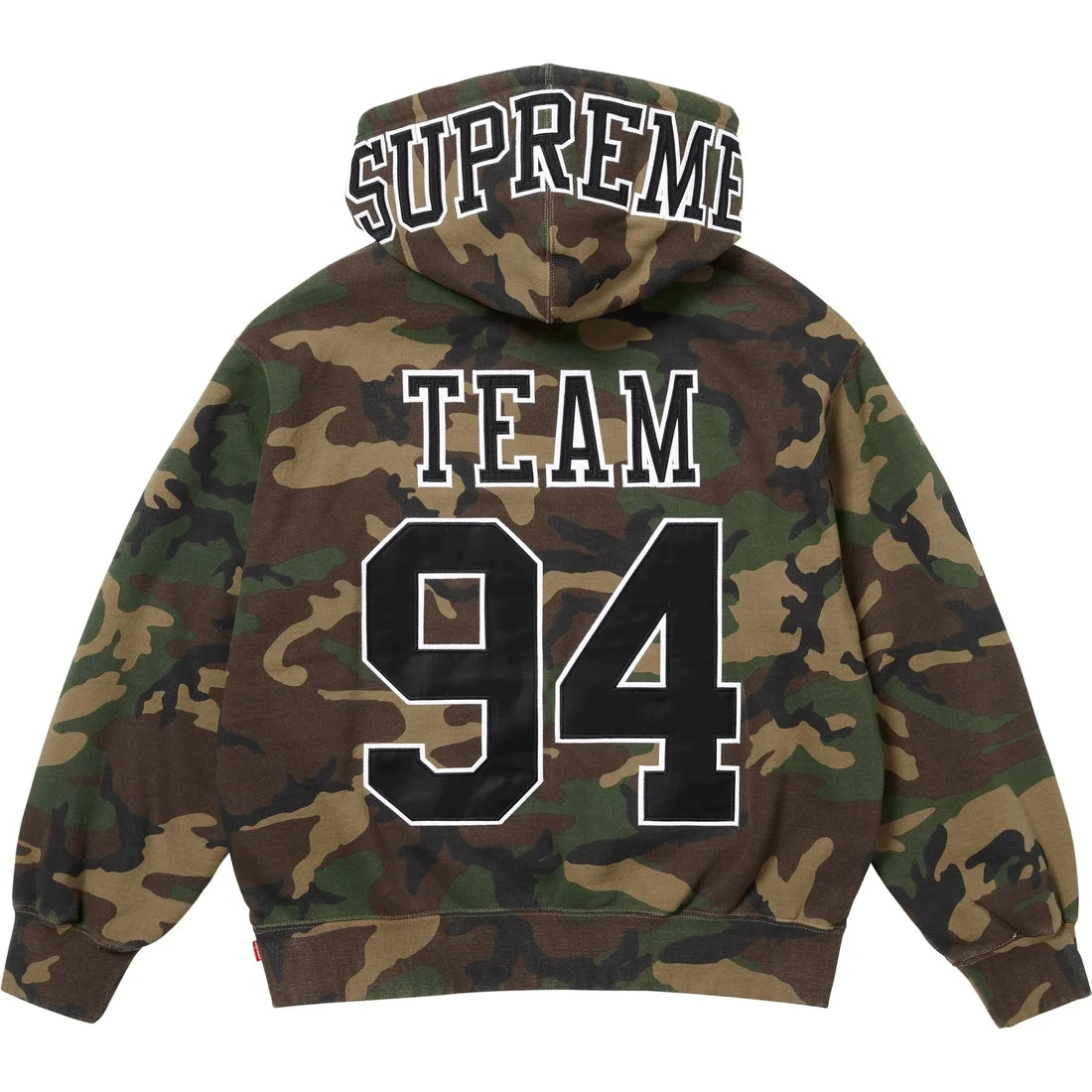 Supreme Team 94 Hooded Sweatshirt Woodland Camo