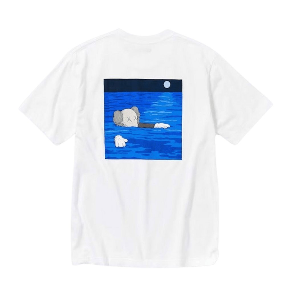 KAWS x Uniqlo UT Artbook Cover T-Shirt 'White' - INSTAKICKSZ LTD