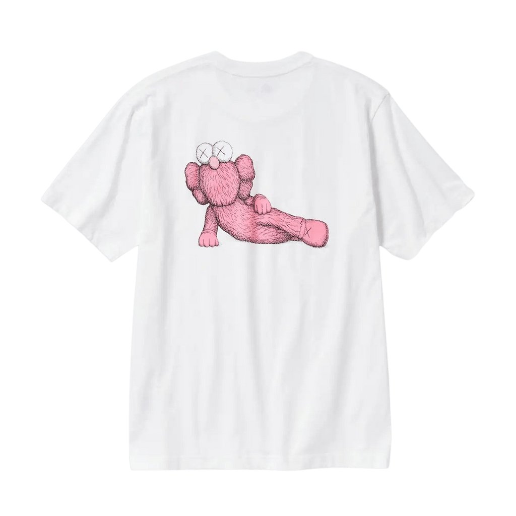 KAWS x Uniqlo UT Graphic T-Shirt 'White Pink' - INSTAKICKSZ LTD