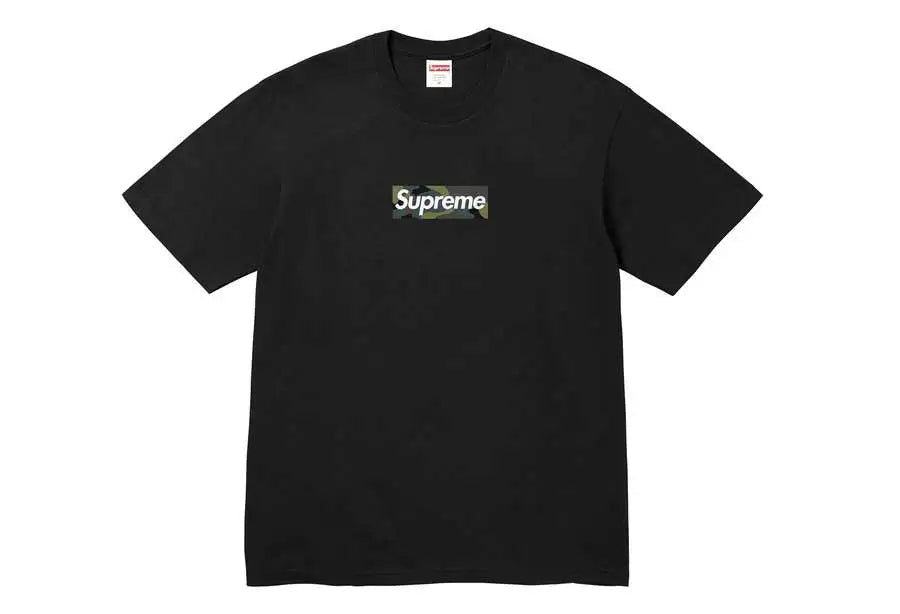Supreme nouveau logo tee black hotsell