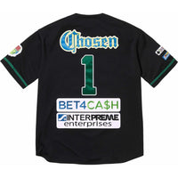 Supreme Chosen One Baseball Jersey Black - INSTAKICKSZ LTD