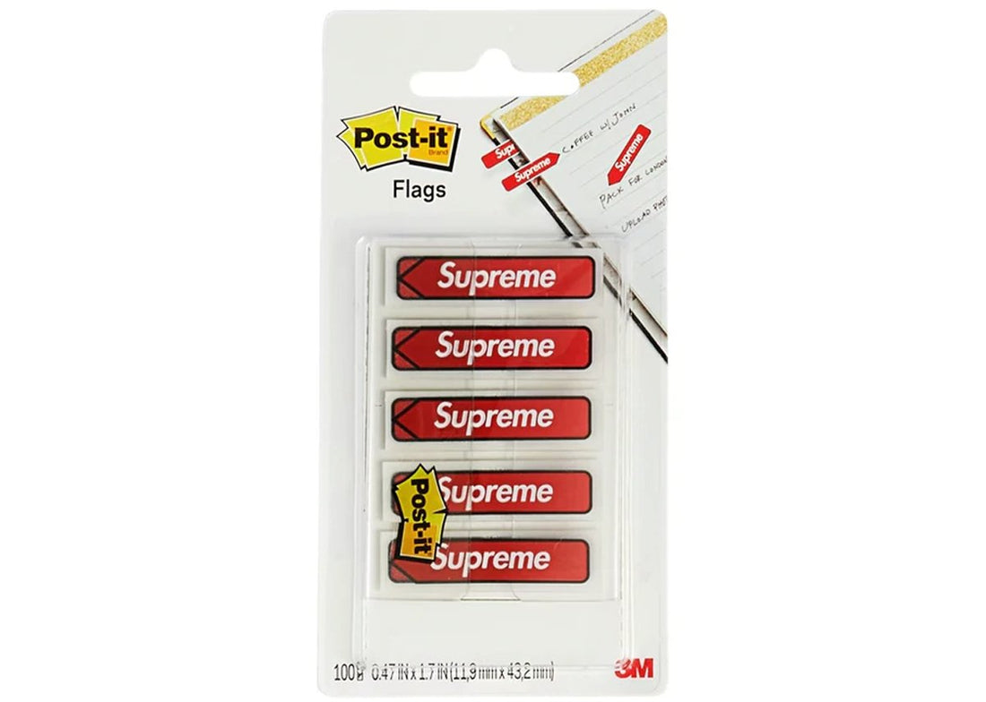 Supreme Post-it Flags Red - INSTAKICKSZ LTD