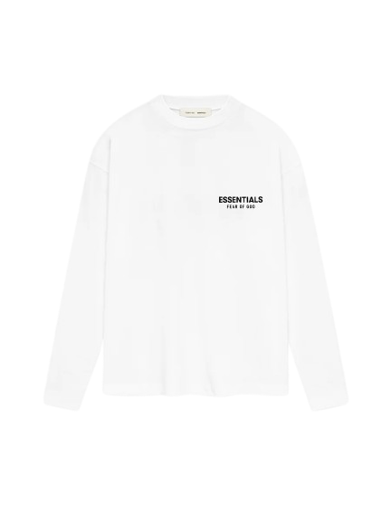 Fear of God Classic Bright White Long Sleeve Tee SS25