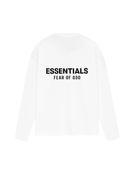 Fear of God Classic Bright White Long Sleeve Tee SS25