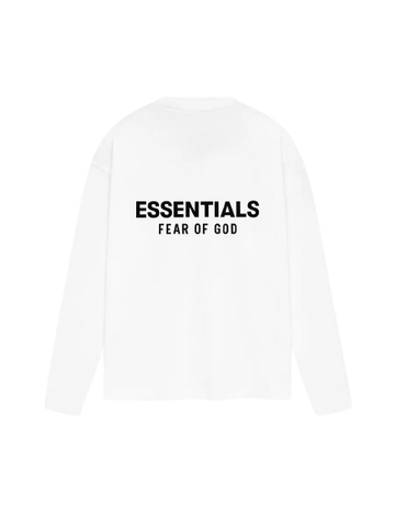 Fear of God Classic Bright White Long Sleeve Tee SS25