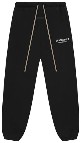 Fear of God Essentials Fleece Hoodie II & Sweatpants Tracksuit 'Black'