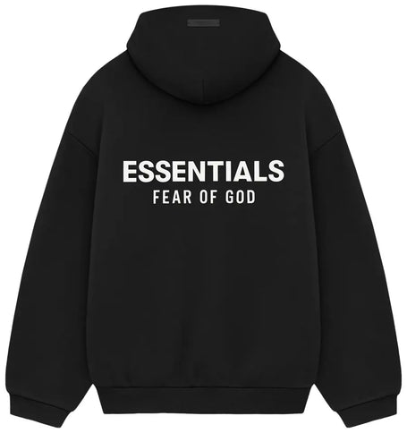 Fear of God Essentials Fleece Hoodie II & Sweatpants Tracksuit 'Black'