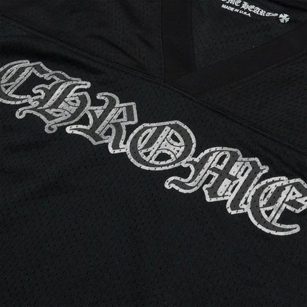 Chrome Hearts Stadium Mesh Long Sleeve Jersey 'Black/Gray'