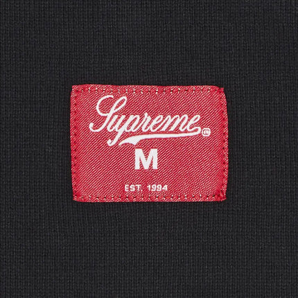 Supreme Paneled Piping L/S Top Black