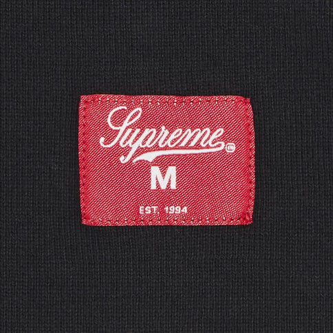 Supreme Paneled Piping L/S Top Black