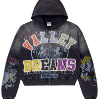 Vale Forever Blasted Zip Up 'Black'