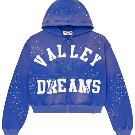 Vale Forever Classico Zip Up Hoodie 'Sapphire'