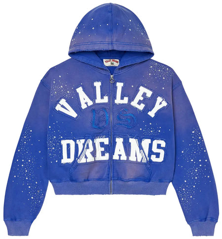 Vale Forever Classico Zip Up Hoodie 'Sapphire'