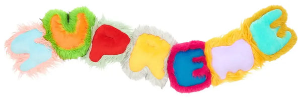 Supreme Faux Fur Pillow 'Multicolor' – INSTAKICKSZ LTD