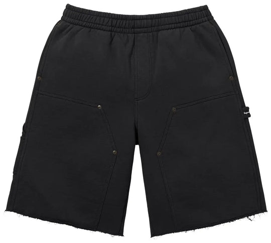 Supreme Double Knee Painter Sweatshort 'Black'