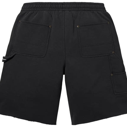 Supreme Double Knee Painter Sweatshort 'Black'