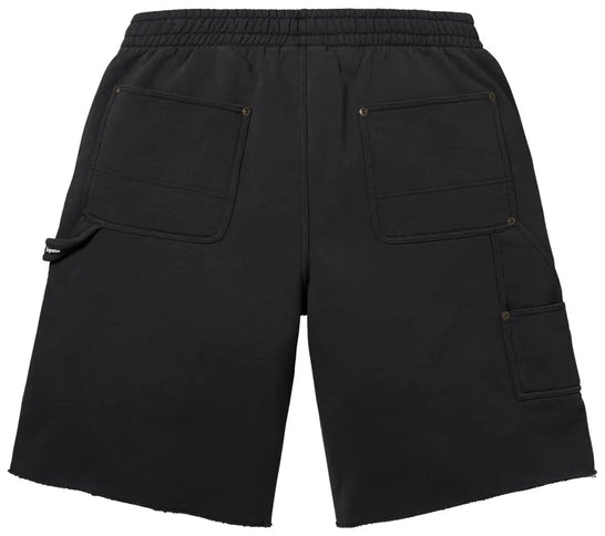 Supreme Double Knee Painter Sweatshort 'Black'