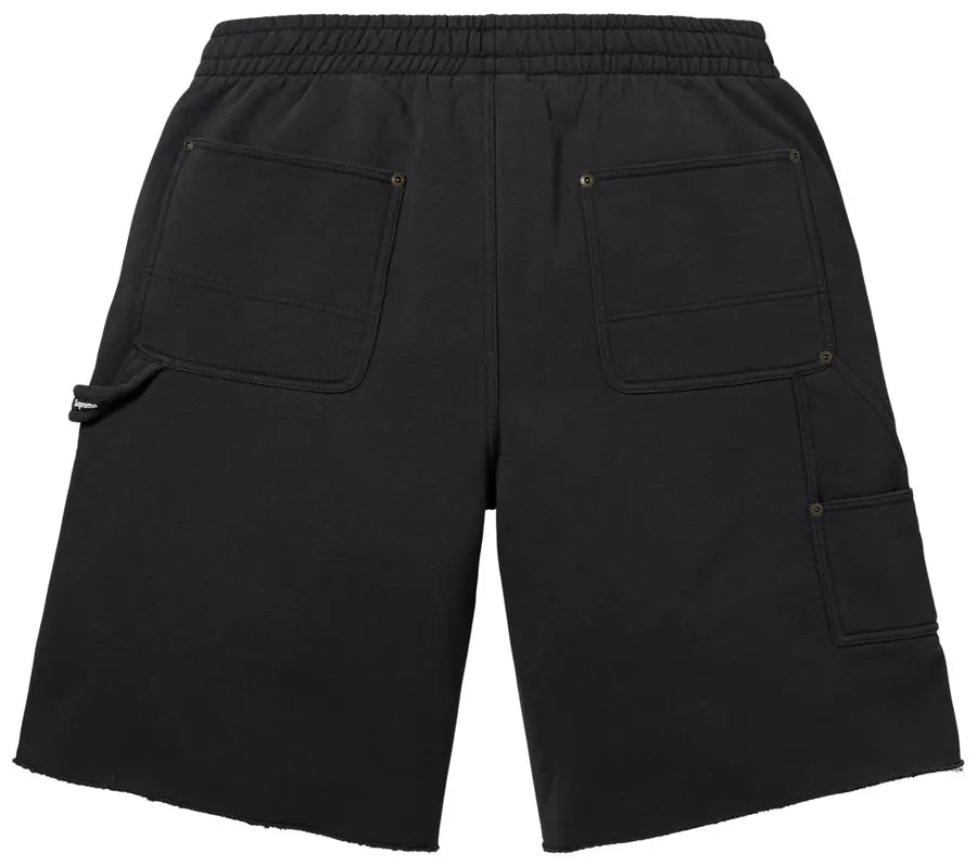 Supreme Double Knee Painter Sweatshort 'Black' – INSTAKICKSZ LTD Supreme Double Knee Painter Sweatshort 'Black' – INSTAKICKSZ LTD