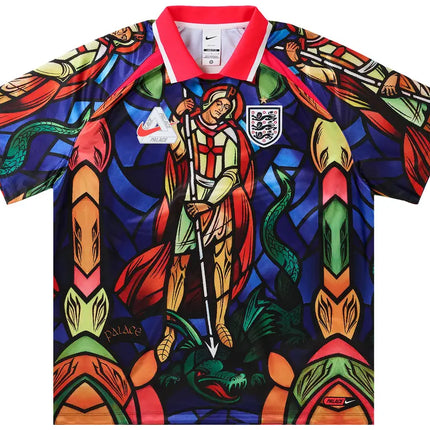 Palace x Nike England Dri-Fit Football Jersey 'Bright Crimson'