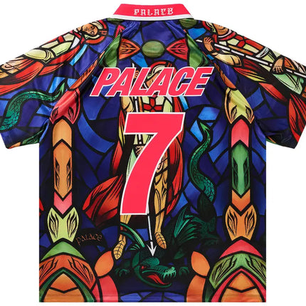 Palace x Nike England Dri-Fit Football Jersey 'Bright Crimson'