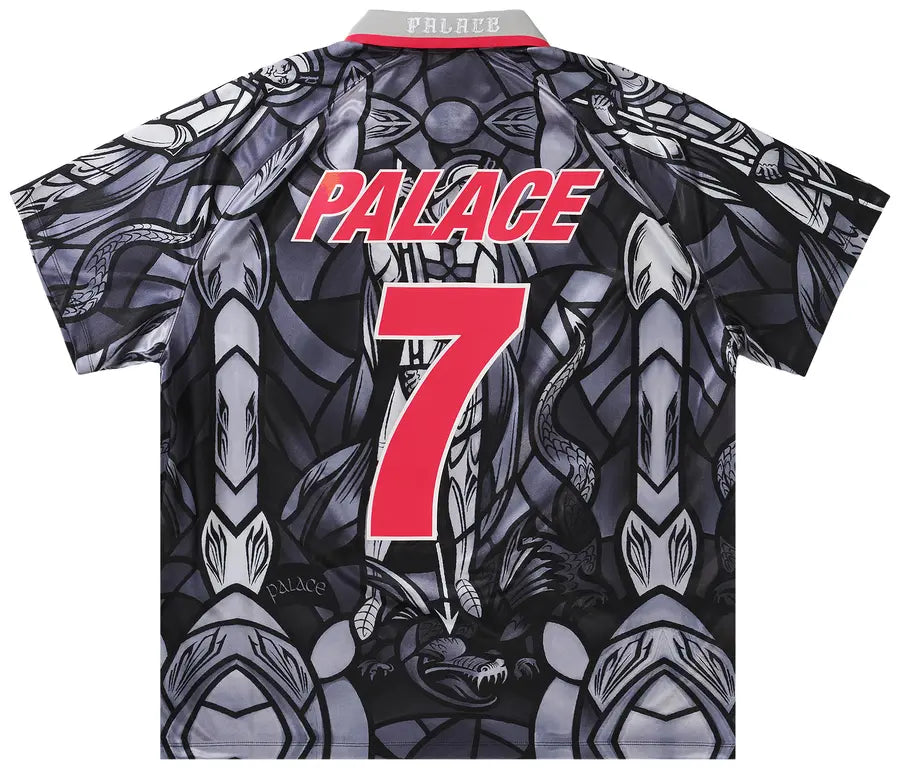 Palace x Nike England Dri-Fit Football Jersey 'Pewter Grey/Bright