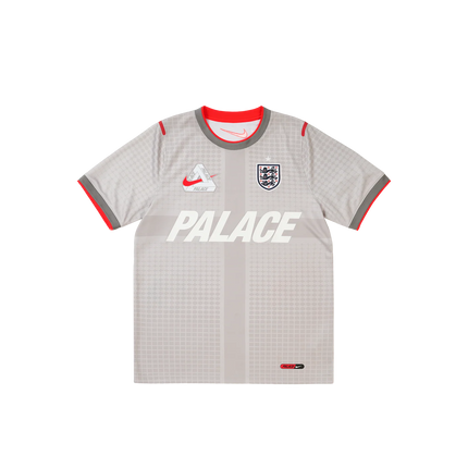 Palace x Nike England Dri-Fit Academy Pro Short-Sleeve Football Top 'Pewter Grey/Bright Crimson'