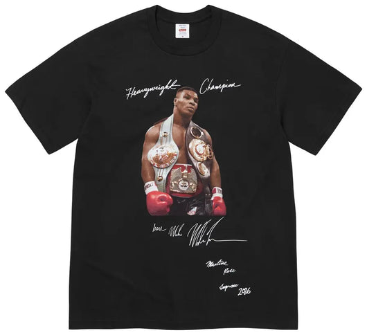 Supreme x Martine Rose Mike Tyson Champion Tee 'Black'