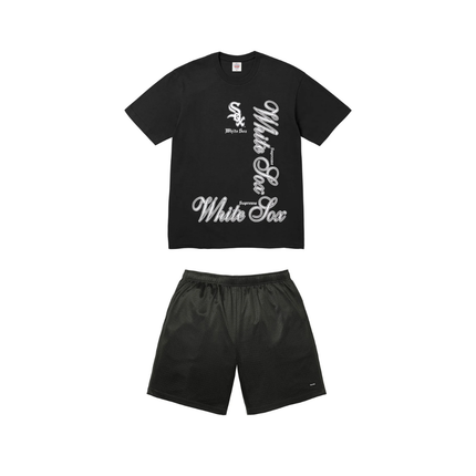 Supreme MLB Teams Sox Tee & Mesh Short Set