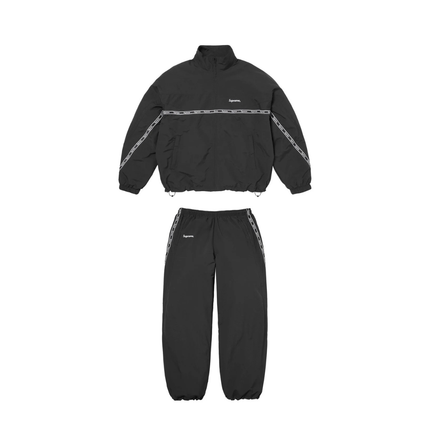 Supreme Logo Taping Track Set Black