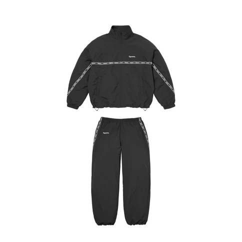 Supreme Logo Taping Track Set Black