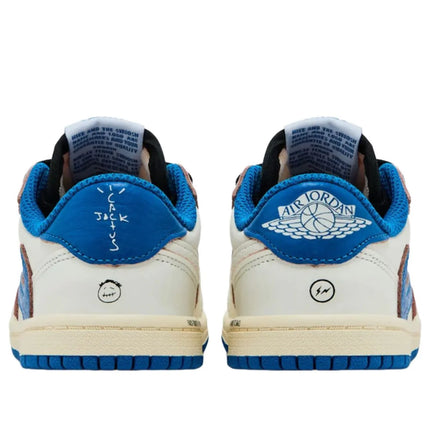 Jordan 1 Retro Low x Travis Scott x Fragment 'Sail Military Blue' TD