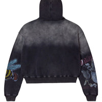 Vale Forever Blasted Zip Up Hoodie