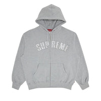 Supreme x B.B. Simon Zip Up
Hooded Sweatshirt 'Heather Grey'