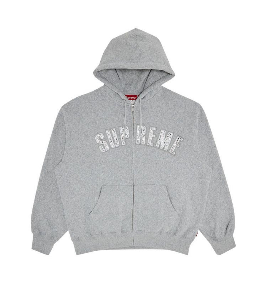 Supreme x B.B. Simon Zip Up
Hooded Sweatshirt 'Heather Grey'