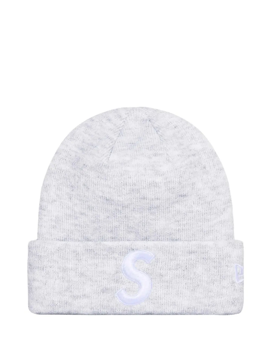 Supreme New Era S Logo Beanie (FW24) Heather Grey