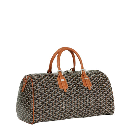 Goyard Boston 45 Bag Black/Tan