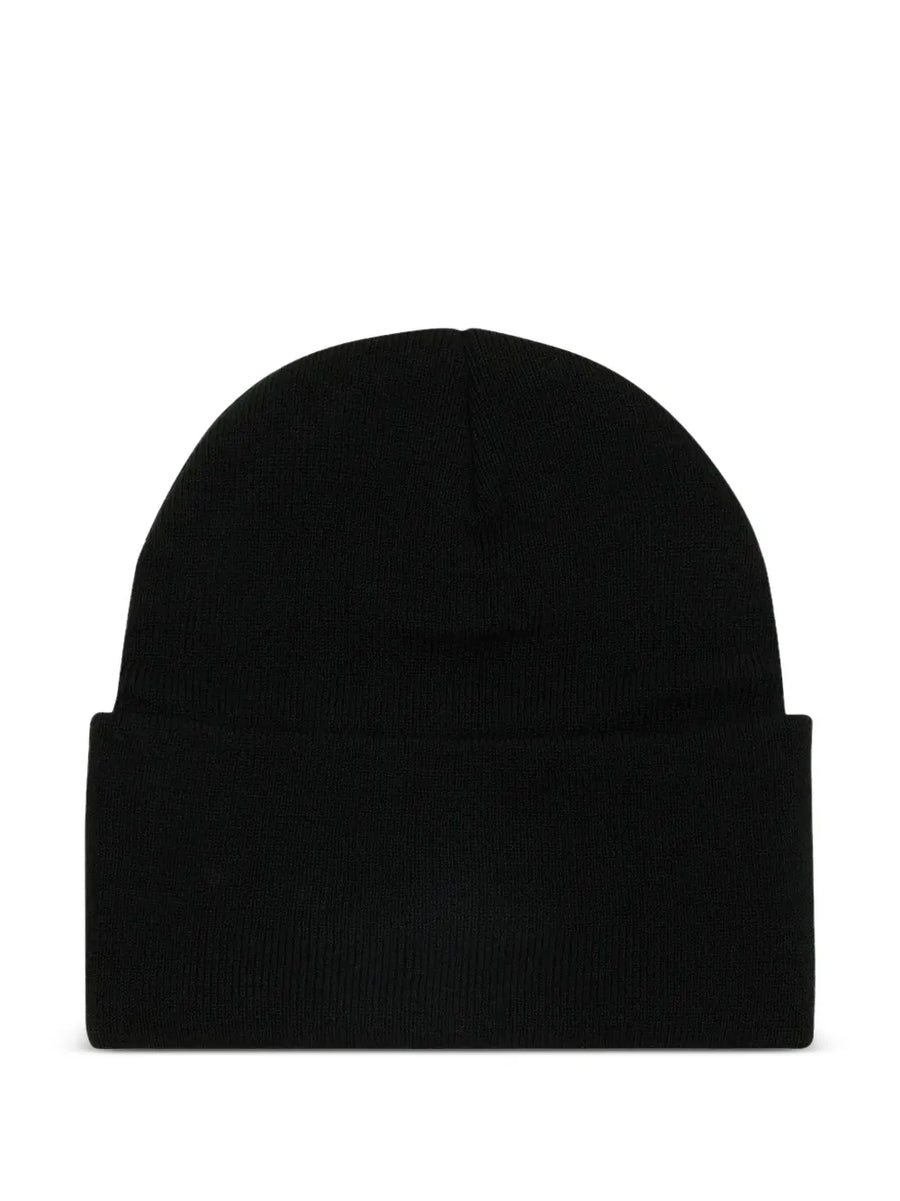 Chrome Hearts Logo Embroidered Beanie Black