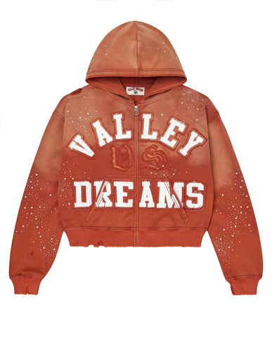 Vale Forever Classico Zip Up Orange