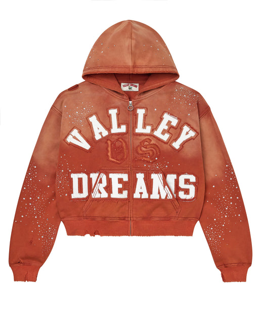 Vale Forever Classico Zip Up Orange