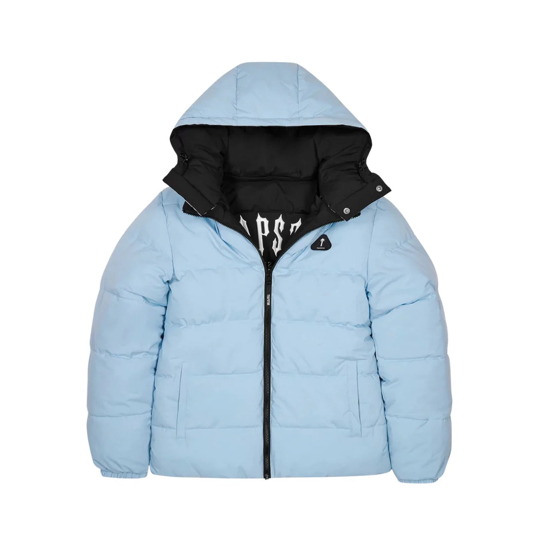 Trapstar AW25 Irongate Arch Reversible Puffer - Black/Light Blue