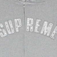 Supreme x B.B. Simon Zip Up
Hooded Sweatshirt 'Heather Grey'