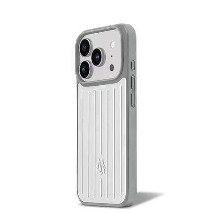 RIMOWA Aluminium iPhone 18 Pro Case – Silver