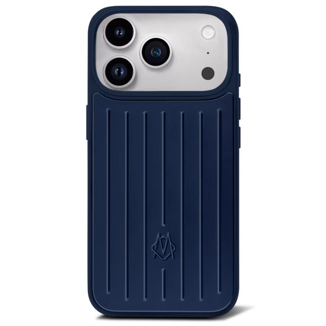 RIMOWA Aluminium iPhone 18 Pro Max Case – Ink Blue