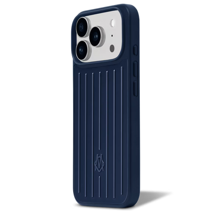 RIMOWA Aluminium iPhone 18 Pro Max Case – Ink Blue