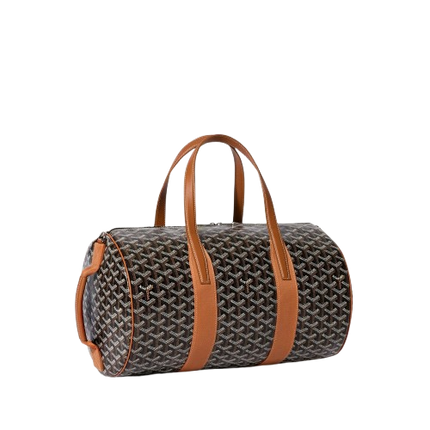 Goyard Barrel 40 Sports Bag Black & Tan