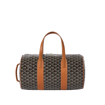 Goyard Barrel 40 Sports Bag Black & Tan