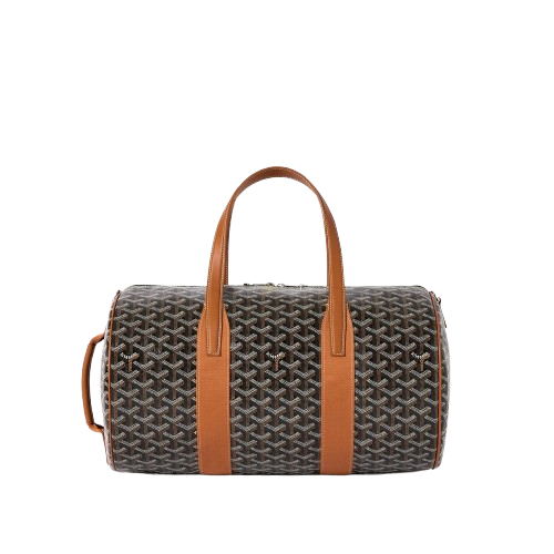 Goyard Barrel 40 Sports Bag Black & Tan