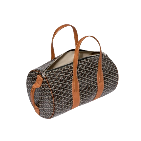 Goyard Barrel 40 Sports Bag Black & Tan
